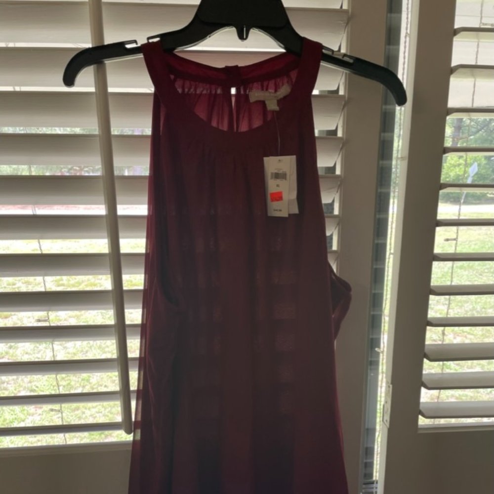 NWT Banana Republic Bugundy Blouse